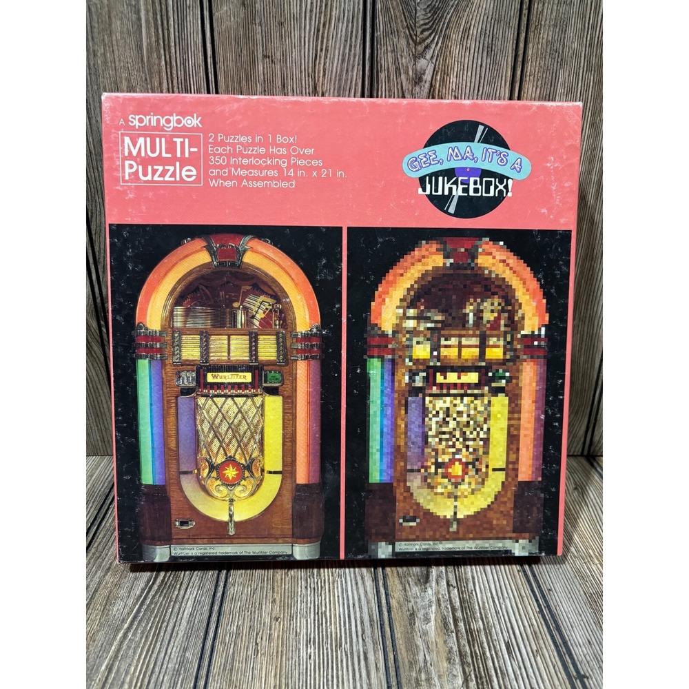 Springbok Gee Ma It's A Jukebox  350 Piece Multi Puzzle